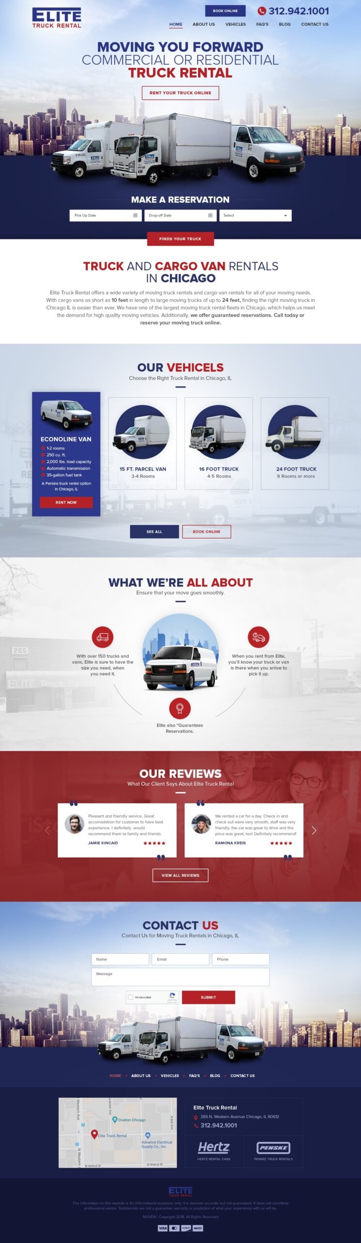 Landing Page - Aluguel de Caminhões